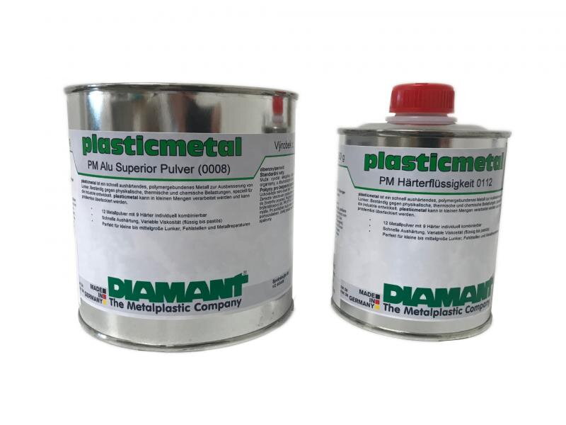 Plasticmetal Alluminium Superior Pulver na opravu odliatkov hliníka 